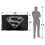 Superman (127cm x 152cm, Black/Grey) Superman 2010 Shield Soft Touch Blanket 4