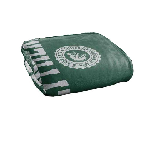 Harry Potter (147cm x 91cm, Multicoloured) Harry Potter Slytherin Soft Touch Blanket 1