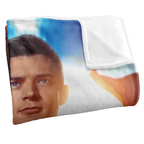 Superman (152cm x 127cm, Multicoloured) Superman Look Up Poster Blanket 2