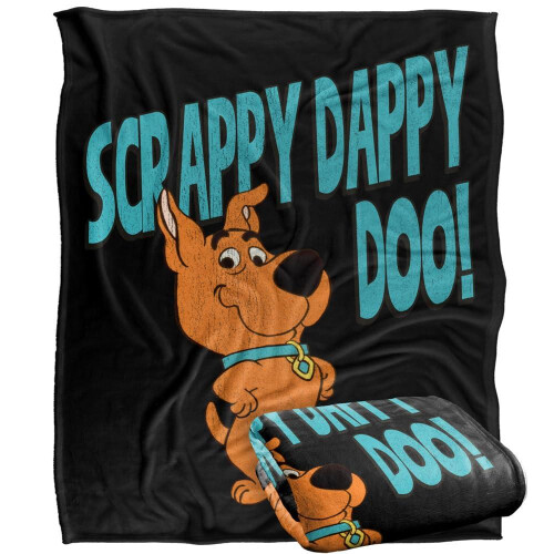 Scooby Doo (152cm x 127cm, Multicoloured) Scooby Doo Scrappy Dappy Doo! Blanket 1