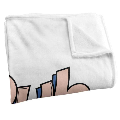 Scooby Doo (152cm x 127cm, Multicoloured) Scooby Doo Ruh Roh! Text Soft Touch Blanket 2