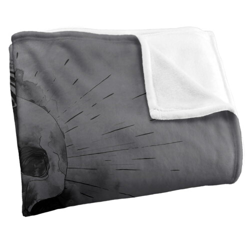 Harry Potter (152cm x 127cm, Grey) Harry Potter Dark Mark Ink Blanket 2