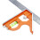 Bahco (300mm, Silver/Orange) Bahco Sliding Combination Square 3