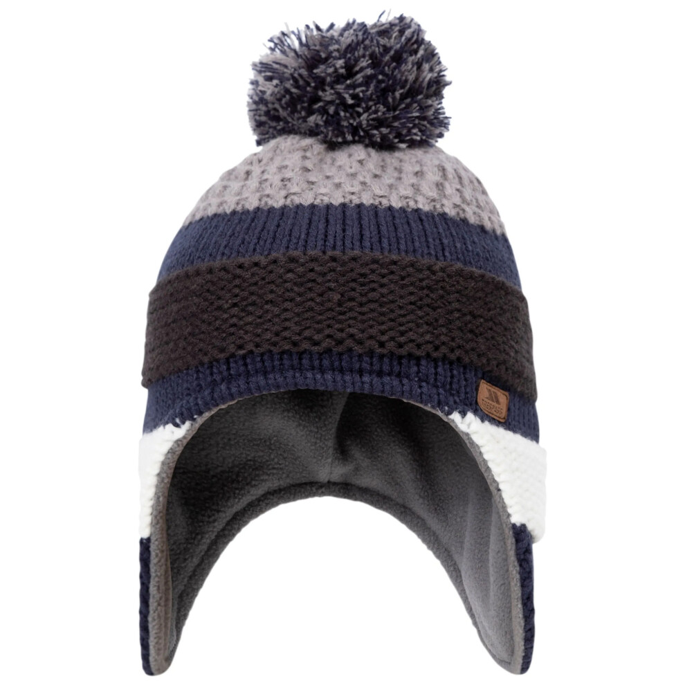 Trespass (8-10 Years, Navy) Dapper Faux Fur Winter Hat
