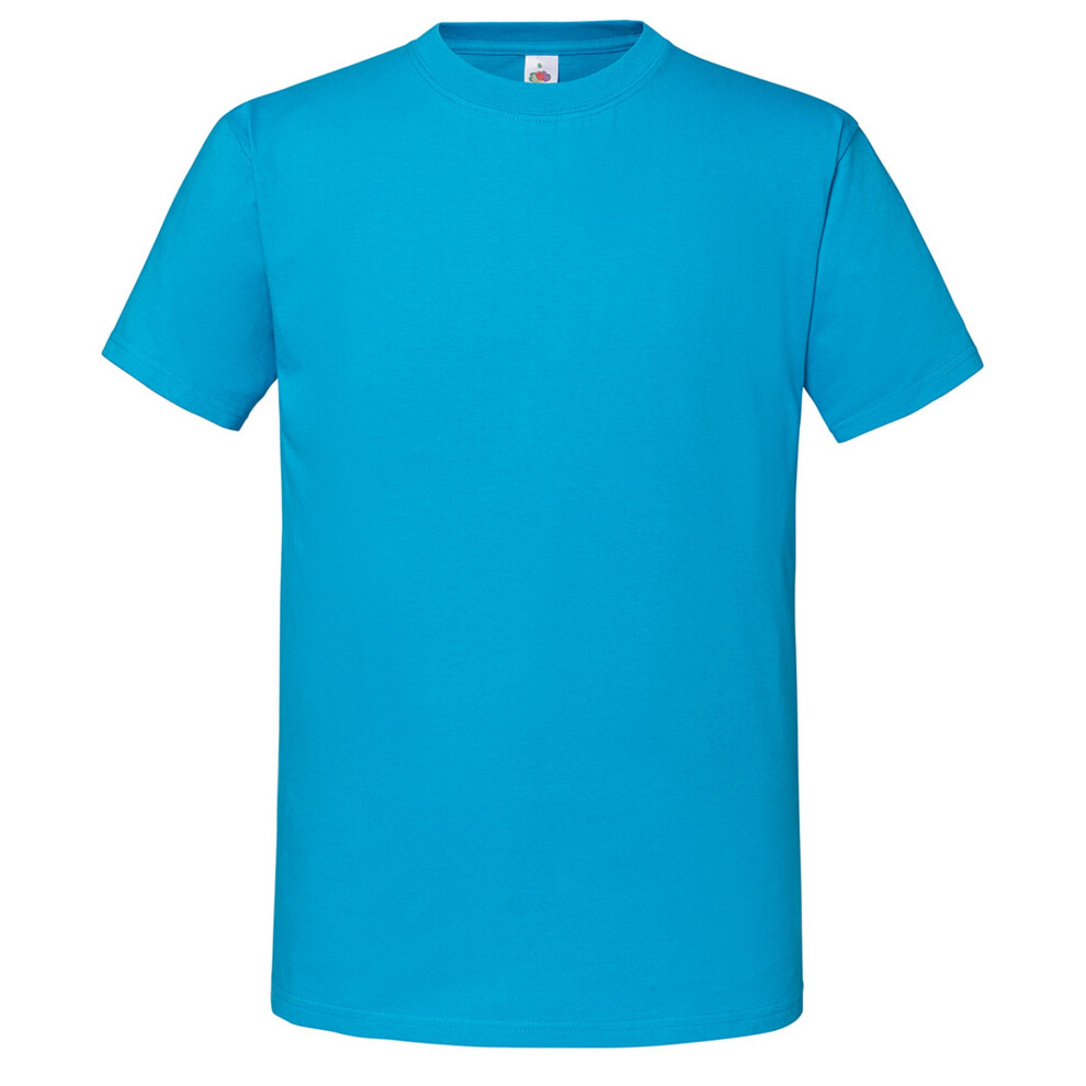 Fruit Of The Loom (2Xl, Azure) Mens Ringspun Premium T-Shirt