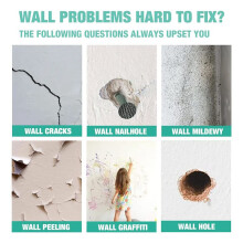 Wall Patch Repair Kit-Drywall Repair Kit-Safe Wall Mending Agent for Plaster,Ceiling&Sheet Rock-Dry Wall Repair Spackle