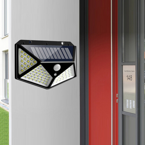 4Pack Solar Led Light Outdoor Solar Light PIR Motion Sensor Wall Light Waterproof Solar Powered Sunlight for Garden 2