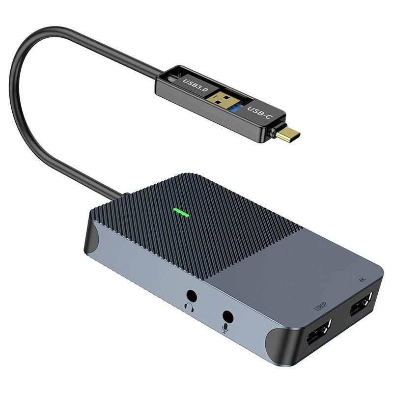 DisplayLink USB3.0/Type-C to Dual -Compatible Docking 4K60Hz Dual ...