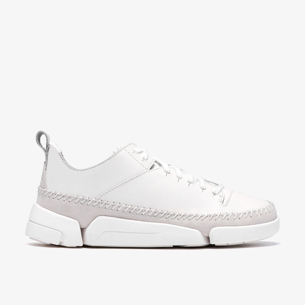 Clarks (Standard, Not Specified) Trigenic2flex White Leather
