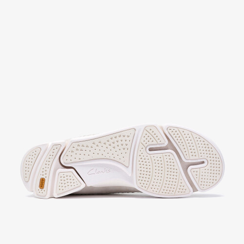 Clarks (Standard, Not Specified) Trigenic2Flex White Leather 2
