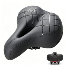 Wide Soft Comfort Bike Saddle Damping Bicycle Seat Sporty Cruiser Pad Universal