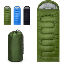 4 Season Single Sleeping Bag Waterproof Outdoor Camping Hiking Envelope Zip Bags