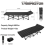 Camping Cot Heavy-Duty Portable Camping Bed  Folding Sleeping Bed with Mattress 2