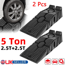 2pcs 5 Ton Plastic Car Service Ramps Set Heavy Duty Vehicle Transport Ramp UK