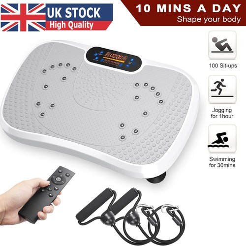 Vibration Plate Exercise Machine Home Workout Equipment Body Shaper Massager uk