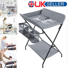 Baby Infant Changing Table Portable Folding Diaper Station Nursery Storage UK