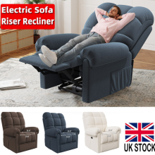 Electric Teddy Velvet Sofa Riser Recliner Chair Sofa Modern ArmChair Home Office