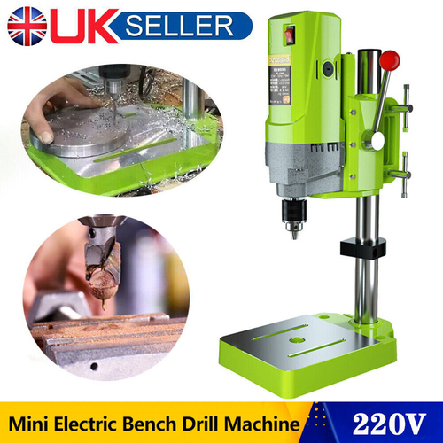 Bench Drill Press Stand Pillar Drilling Workbench 5 Speed 710W Top Mounted UK