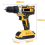 2 Battery 21V Cordless Drill Combi Driver High Power Electric Screwdriver Set UK 2