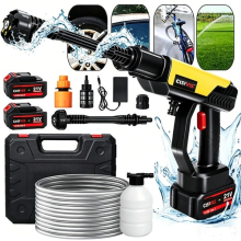 Cordless Car Pressure Washer Water High Power Jet Wash Cleaner Portable 2Battery