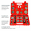 23Piece UNIVERSAL HEAVY DUTY BRAKE CALIPER PISTON REWIND WIND BACK TOOL KIT NEW 2