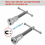 23Piece UNIVERSAL HEAVY DUTY BRAKE CALIPER PISTON REWIND WIND BACK TOOL KIT NEW 3