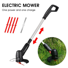 Electric Cordless Grass Trimmer Garden Weed Strimmer Cutter Rechargeable Tool