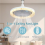 LED Ceiling Fan Light Adjustable Wind Speed Remote Control Bedroom Livingroom 3