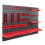 Wall Mounted Tool Peg Board Set Garage Storage Bins Workshop Rack Shed Organiser 3