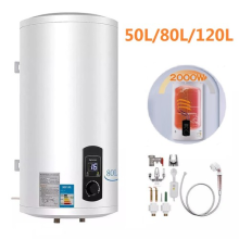 50/80/120L Electric Hot Water Heater Vertical Household Storage Tank Bathing UK