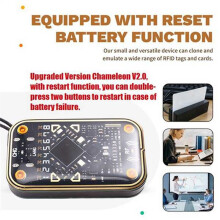 Chameleon Ultra V2.0 RFID Emulator NFC Duplicator + 3xCUID 6xUID Sleutelhanger 125Khz 13,56Mhz Kaart Decode RFID-Lezer