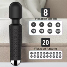 Magic Wand Massager Vibrating Body Massage USB Rechargeable Showerproof New UK