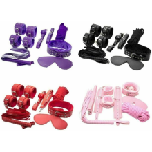 7pcs Adult Sexy BDSM Bondage Set Kit Sex Restraints Handcuffs SM Fetish Toys