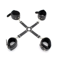 BDSM Bondage Set Kit Adult Cuffs Foot Whip Rope domina SM Toys Valentines