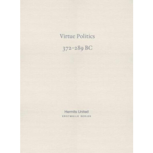 Virtue Politics by Mencius Paperback Book