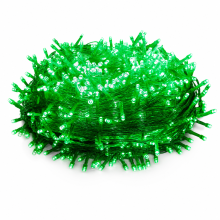 Green LED String Lights, 1000 LEDs, 220V for Outdoor Christmas Decoration