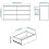 IKEA STORKLINTA 6 Drawer Chest 140x50x75 cm 4