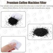 20 Pcs Espresso Machine Filter for ,Super Strong Adsorption Activated Charcoal Coffee Water Filter Replacement