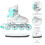 2-in-1 Inline & Ice Skates, White/Blue, Size L (39-43) 1