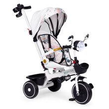 Dětský tříkolkový kočárek s otočnou sedačkou, madlem a stříškou, ECOTOYS