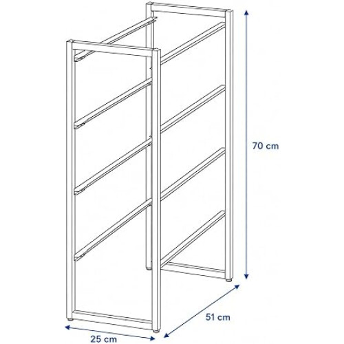 IKEA JONAXEL Storage Unit 25x51x70 cm 2
