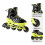Patins de gelo e inline 4 em 1, preto e verde, tamanho P (29-33) 3