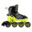 Patins de gelo e inline 4 em 1, preto e verde, tamanho P (29-33) 4