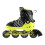 Patins de gelo e inline 4 em 1, preto e verde, tamanho P (29-33) 5