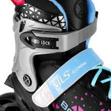 Inline & Hockey Ice Skates Set, 4-in-1, Pink, Size L (39-43)