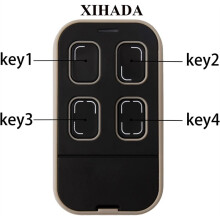 Garage Door Remote Universal Gate Remote Control Cloning Key Fob Programmable Learning 4-Buttons Multi Frequency 433MHz