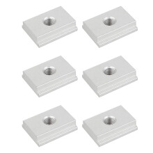 6 StüCke T-Nutensteine, M8 T-Schienen Gleitmuttern, Aluminium Nutensteine, Schienen Gleitmuttern, MöBel Nutensteine Zur Schlitzbefestigung