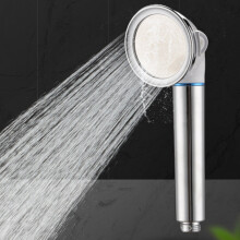 Hoch Druck Dusche Kopf im Koreanischen Stil, Wassersparend, Rostfreier Stahl Schlauch, Dusche Kopf, Dusche Kopf, Weiß