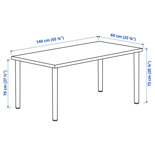IKEA LAGKAPTEN / ADILS Computer Desk 140x60 2