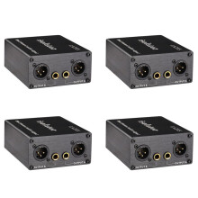 4X LA2XS Audio Isolator el Filtro de Reducción de Ruido Elimina el Ruido Actual Mezclador de Doble Canal 6.5 XLR Aisladores de Audio